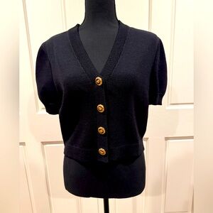 St. John short-sleeved cropped jacket - like new!